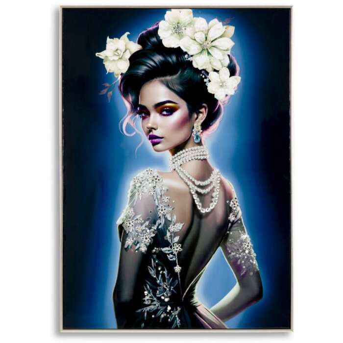 Mauro Ferretti Quadro Isabel con cornice 72x4x102 cm