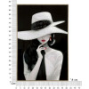 Mauro Ferretti Quadro Marty con cornice 62x4x92 cm