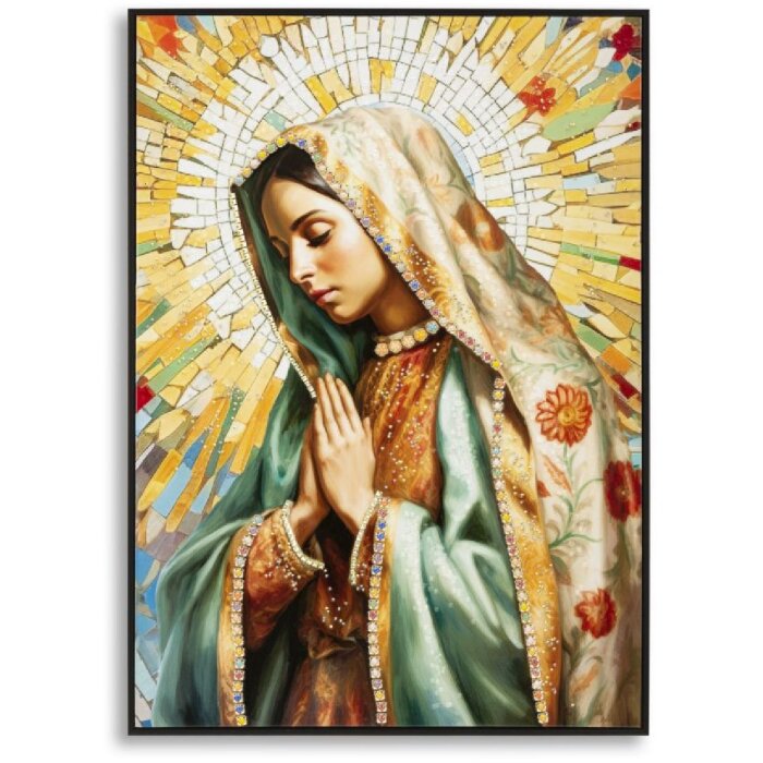 Mauro Ferretti Quadro Madonna con cornice 72x4x102 cm