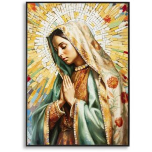 Mauro Ferretti Quadro Madonna con cornice 72x4x102 cm