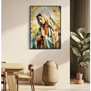 Mauro Ferretti Quadro Madonna con cornice 72x4x102 cm