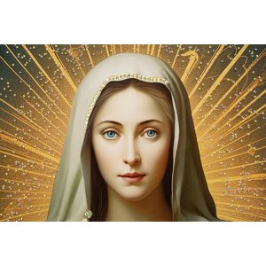Mauro Ferretti Quadro Madonna con cornice 72x4x102 cm