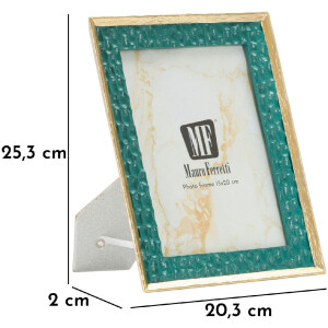 Mauro Ferretti Cornice Grent 15x20 cm verde