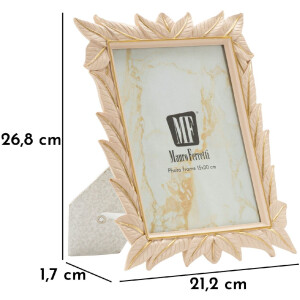 Mauro Ferretti Cornice Leaffy 15x20 cm crema