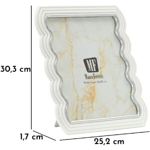 Mauro Ferretti Cornice Curty 15x20 cm bianco