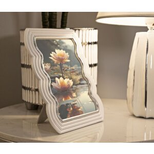 Mauro Ferretti Cornice Curty 15x20 cm bianco