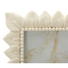 Mauro Ferretti Cornice Foglia Chiaro crema 20x25 cm poliresina vetro