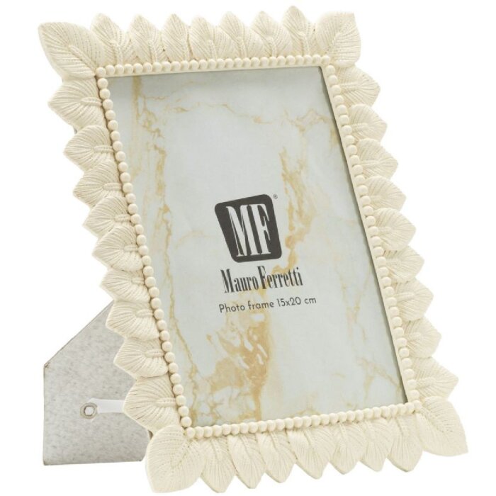 Mauro Ferretti Cornice Helles Blatt 15x20 cm crema
