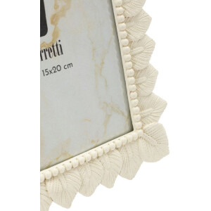 Mauro Ferretti Cornice Helles Blatt 15x20 cm crema
