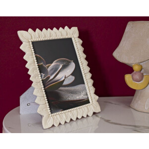 Mauro Ferretti Cornice Helles Blatt 15x20 cm crema