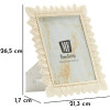 Mauro Ferretti Cornice Helles Blatt 15x20 cm crema