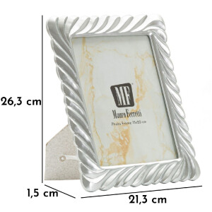 Mauro Ferretti Cornice Carvy 15x20 cm argento