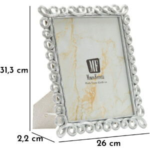 Mauro Ferretti Cornice Hollow 20x25 cm argento