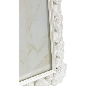 Mauro Ferretti Cornice Cuore 20x25 cm bianca poliresina vetro