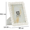 Mauro Ferretti Cornice Cuore Bianco 15x20 Poliresina Vetro