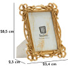 Mauro Ferretti Cornice Nodo 15x20 cm oro