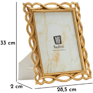Mauro Ferretti Cornice Onde 20x25 cm oro