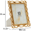 Mauro Ferretti Cornice Onde 20x25 cm oro