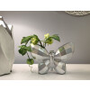 Mauro Ferretti Vaso Farfalla 22,5x8x15 cm argento
