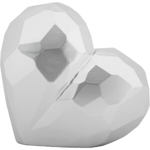 Mauro Ferretti Vaso a forma di cuore 19x9x18 cm argento