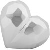 Mauro Ferretti Vaso a forma di cuore 19x9x18 cm argento