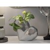 Mauro Ferretti Vaso a forma di cuore 19x9x18 cm argento