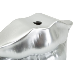 Mauro Ferretti Vaso Labbra 23x8x12 cm argento