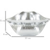 Mauro Ferretti Vaso Labbra 23x8x12 cm argento