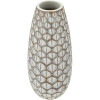 Mauro Ferretti Vaso Tibet Ø 20x45,5 cm bianco perla