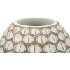 Mauro Ferretti Vaso Tibet Ø 27x27 cm bianco perla