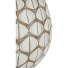 Mauro Ferretti Vaso Tibet Ø 27x27 cm bianco perla