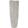 Vaso decorativo Holzig Mauro Ferretti Ø 19x55 cm bianco perla