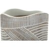 Vaso decorativo Holzig Mauro Ferretti Ø 19x55 cm bianco perla