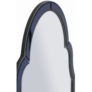 Mauro Ferretti Specchio da parete Tanger 47x80 cm blu