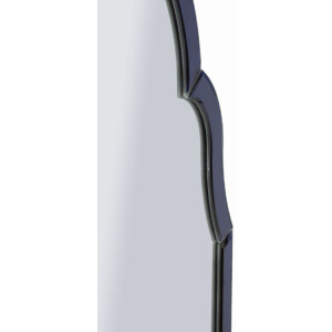 Mauro Ferretti Specchio da parete Tanger 47x80 cm blu