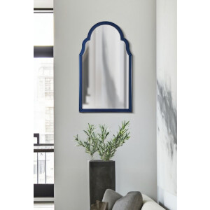Mauro Ferretti Specchio da parete Tanger 47x80 cm blu