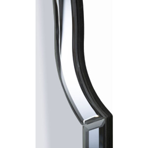 Mauro Ferretti Specchio da parete Istanbul 60x90 cm grigio