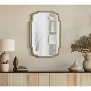 Mauro Ferretti Specchio da parete Istanbul 60x1x90 cm oro