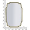 Mauro Ferretti Specchio da parete Istanbul 60x1x90 cm oro