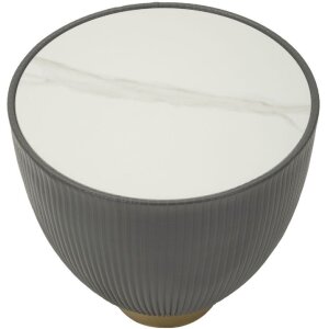 Mauro Ferretti Tavolino Elge Ø 46x45 cm grigio