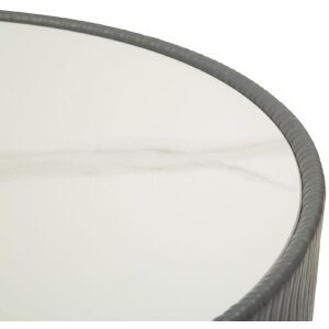 Mauro Ferretti Tavolino Elge Ø 46x45 cm grigio