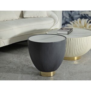 Mauro Ferretti Tavolino Elge Ø 46x45 cm grigio