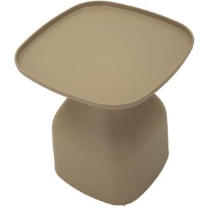 Tavolino Laterale Mauro Ferretti Gea 48x48x50 cm grigio