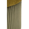 Set pouf contenitore Aspen verde 2 pezzi Ø42x44cm Ø35x37cm velluto poliestere