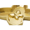 Ciotola Butterfly 20,5x17,5x3 cm dorata a forma di farfalla