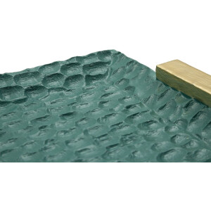 Grent Vassoio 34x19,5x3 cm Verde Oro Decorativo non alimentare
