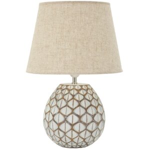 Lampada da tavolo Tibet Ø35x52 cm White Wash E27...