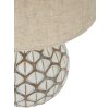 Lampada da tavolo Tibet Ø35x52 cm White Wash E27 Poliresina Mauro Ferretti