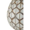 Lampada da tavolo Tibet Ø35x52 cm White Wash E27 Poliresina Mauro Ferretti