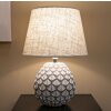 Lampada da tavolo Tibet Ø35x52 cm White Wash E27 Poliresina Mauro Ferretti